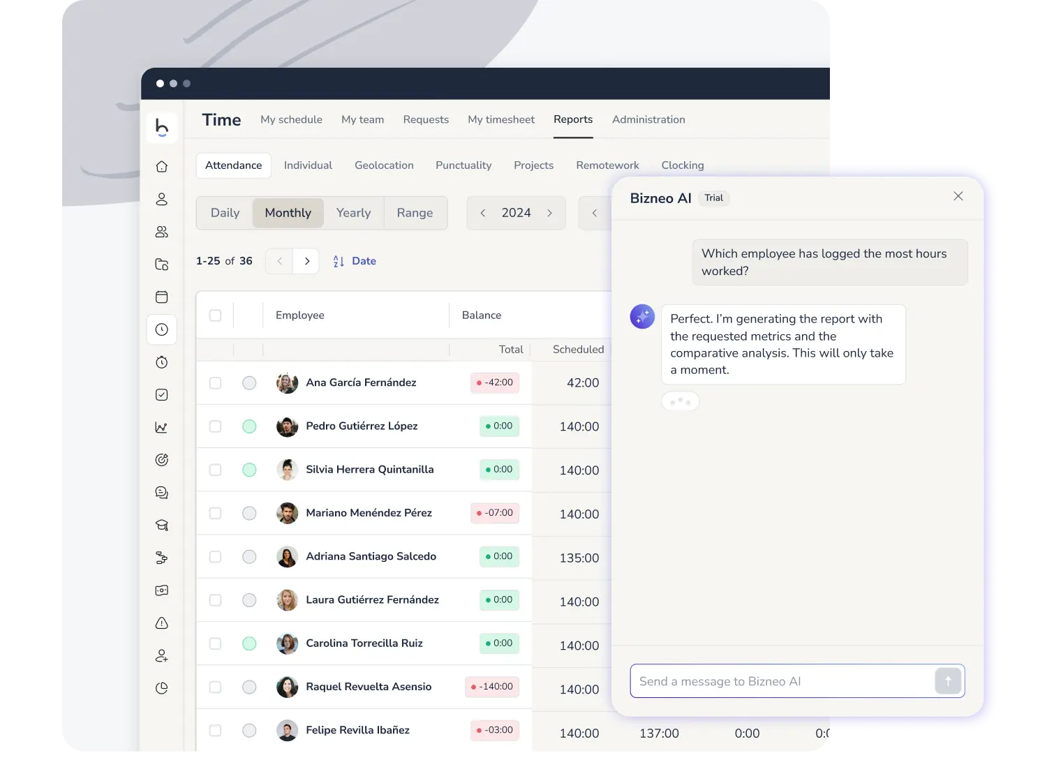 AI-powered time management
