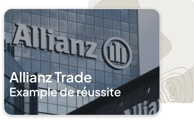 Logo et bâtiment de Allianz Trade