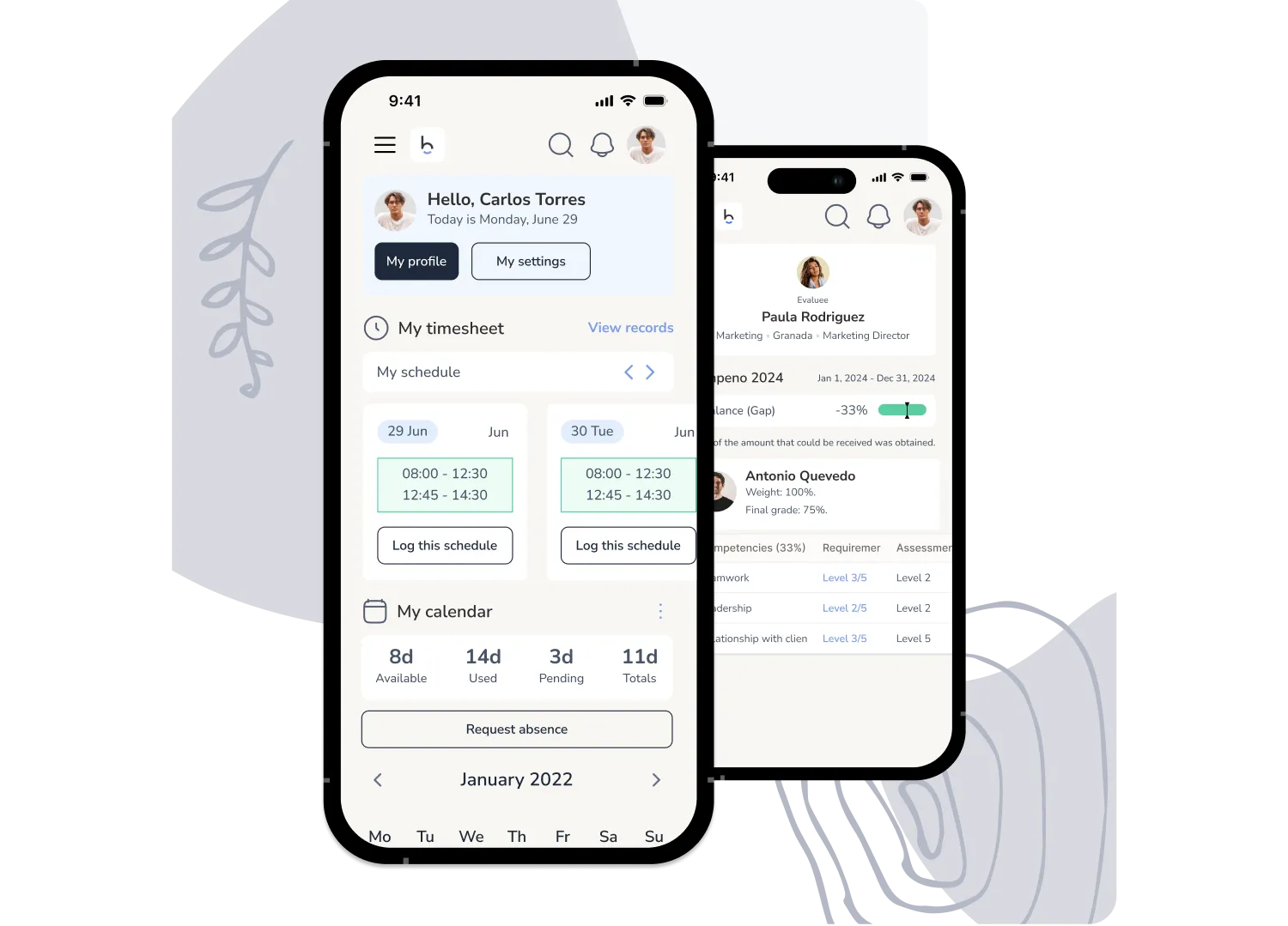 HR mobile app