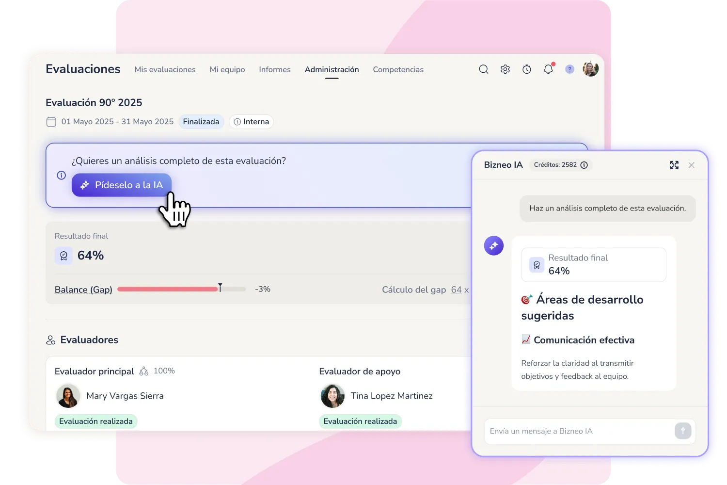 Análisis de evaluaciones con inteligencia artificial