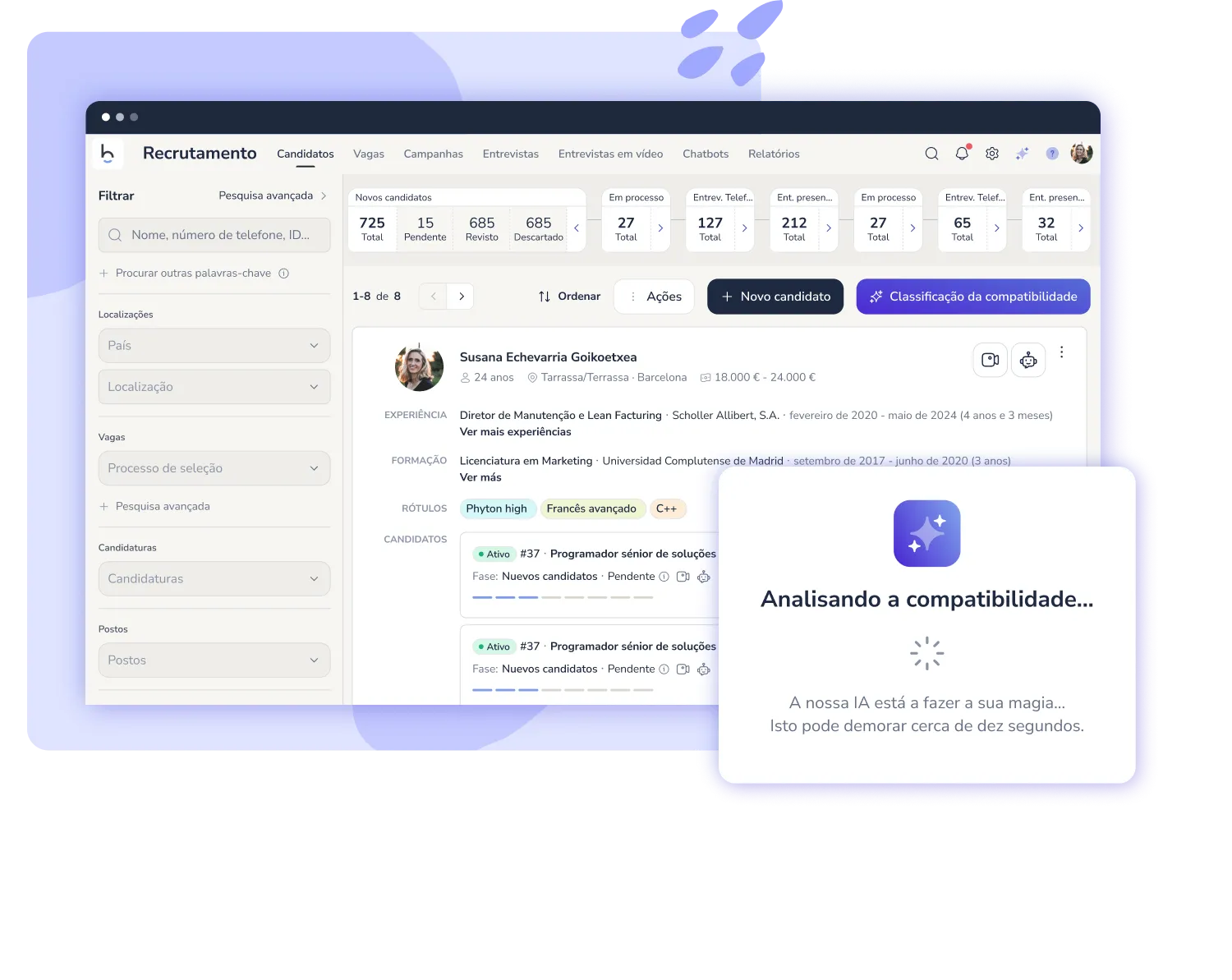 IA recrutamento