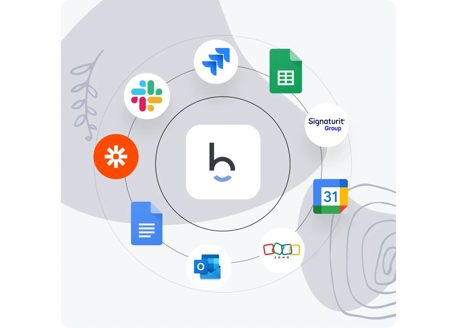 Integraciones del software de gestión del tiempo