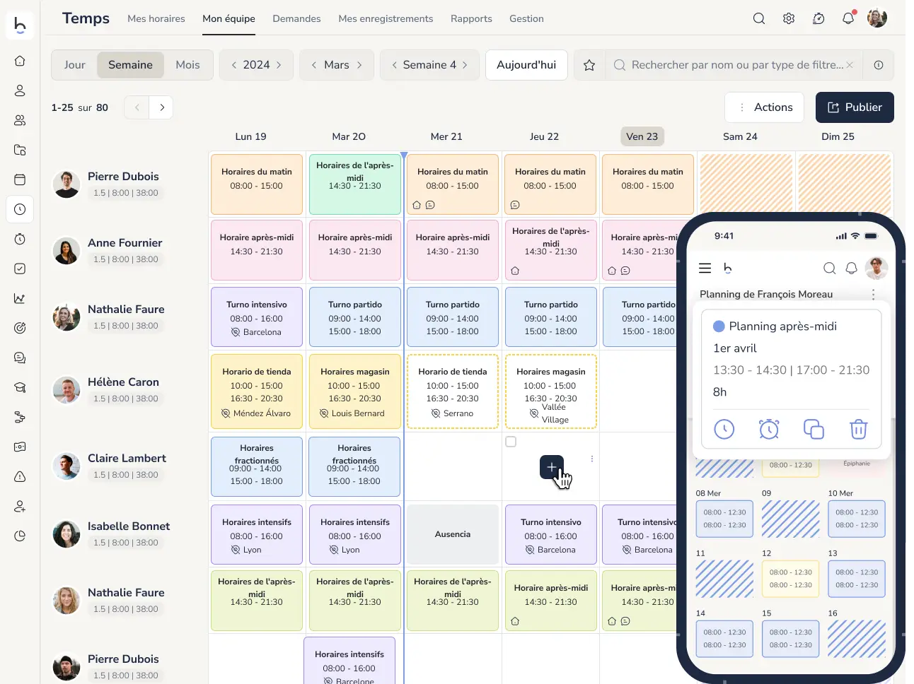 Logiciel de Planning de Travail