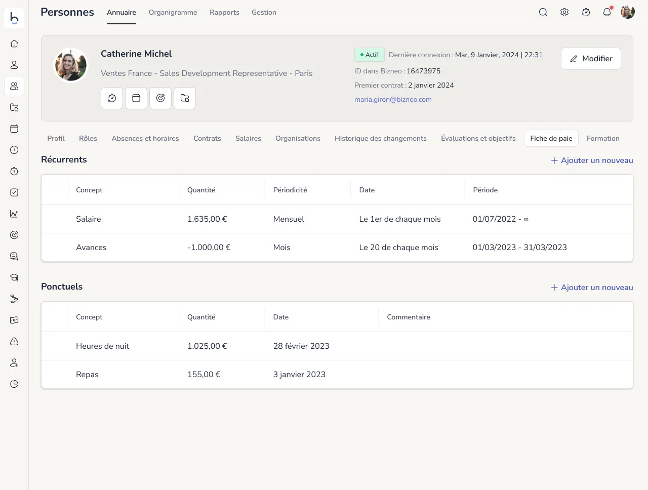 Logiciel de gestion de paie