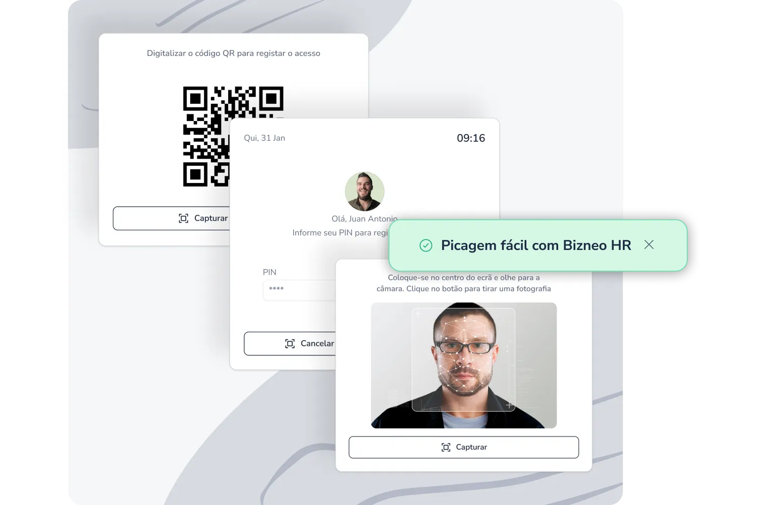 Métodos de registro de ponto e gestão do tempo
