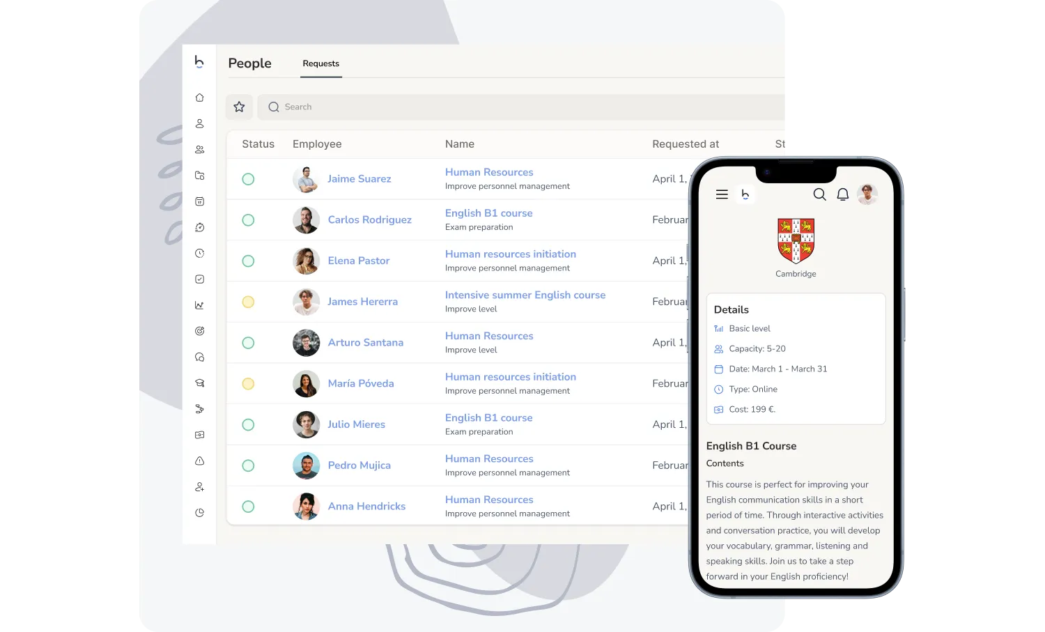 Performance and training workflows