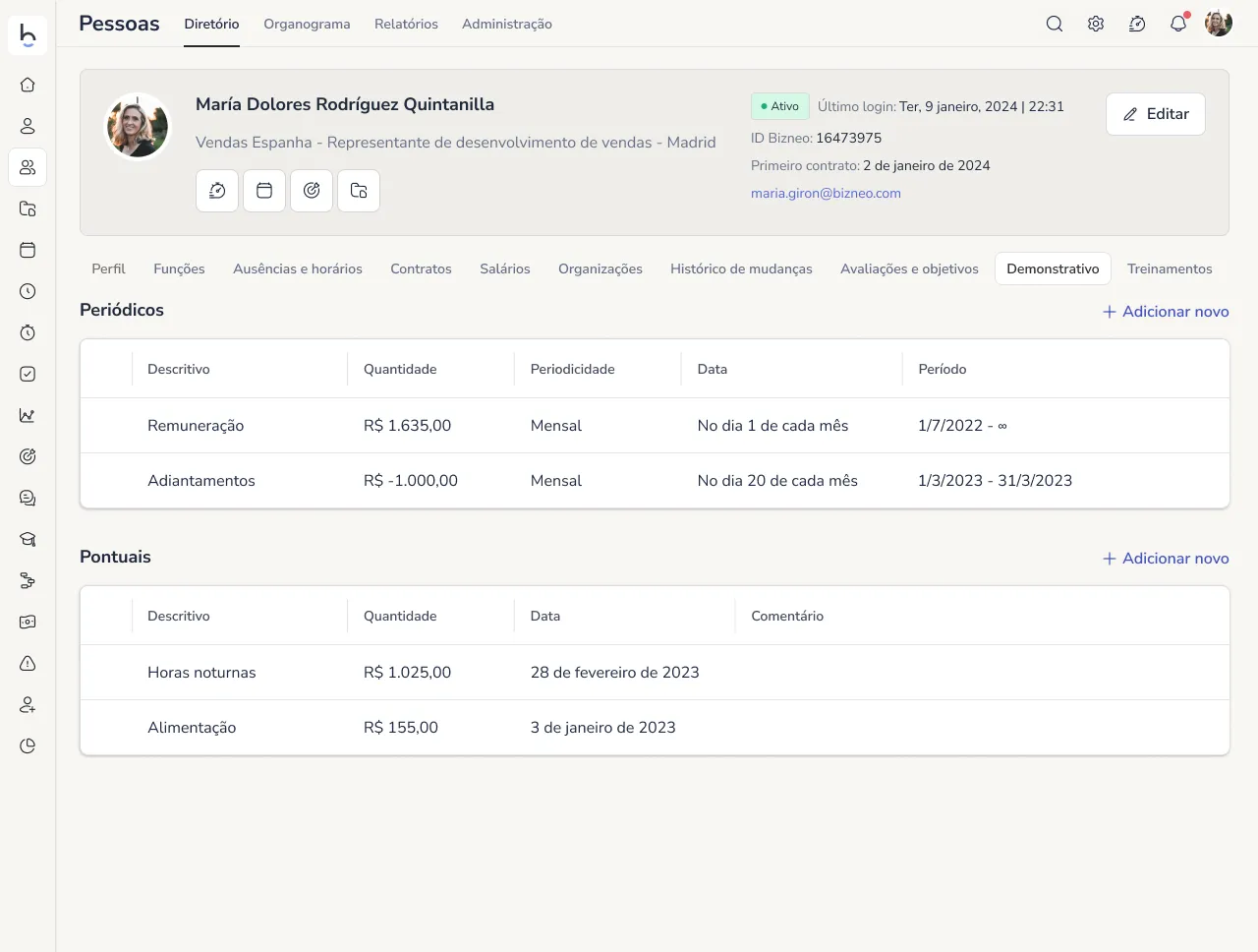 Software de gestão de folha de pagamento