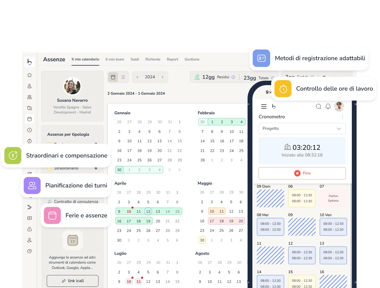 Sistema di gestione del tempo