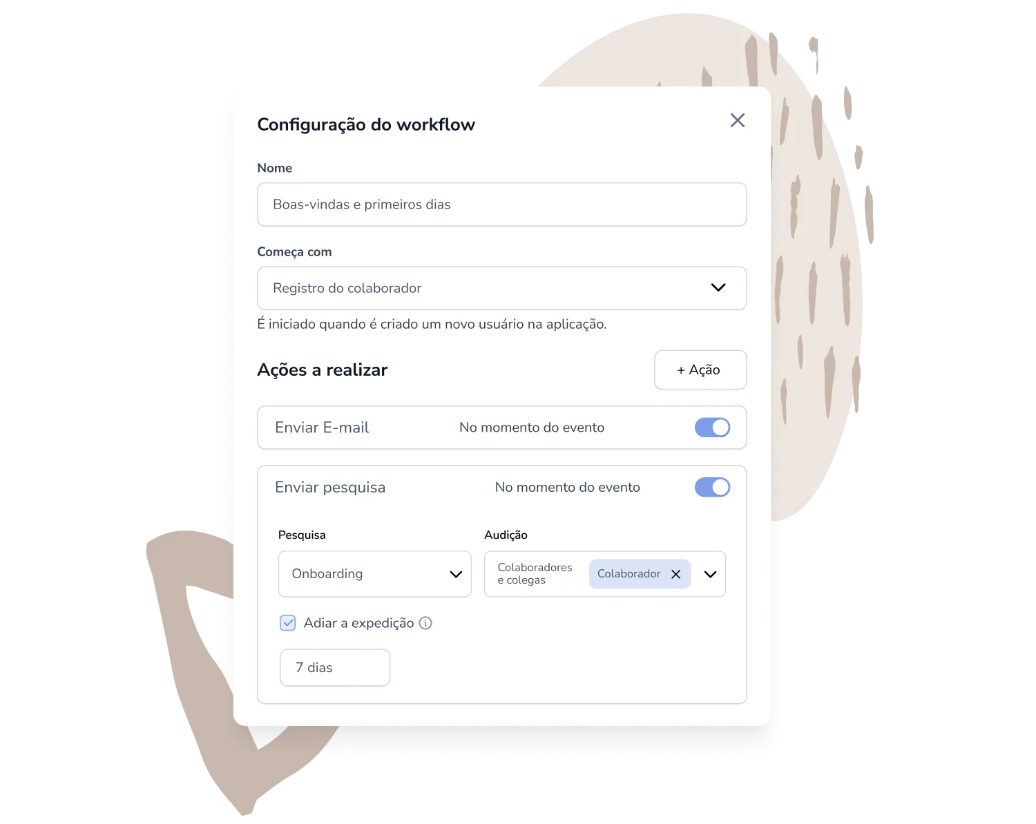 PESQUISAS DE RH AUTOMATIZADAS COM WORKFLOWS