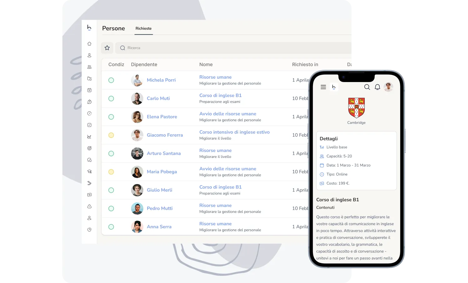 App per la formazione del personale