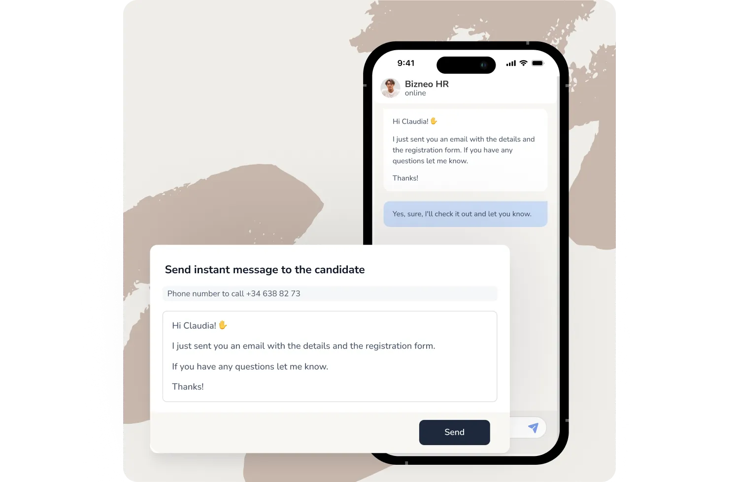 Recruitment chatbot candidate experience