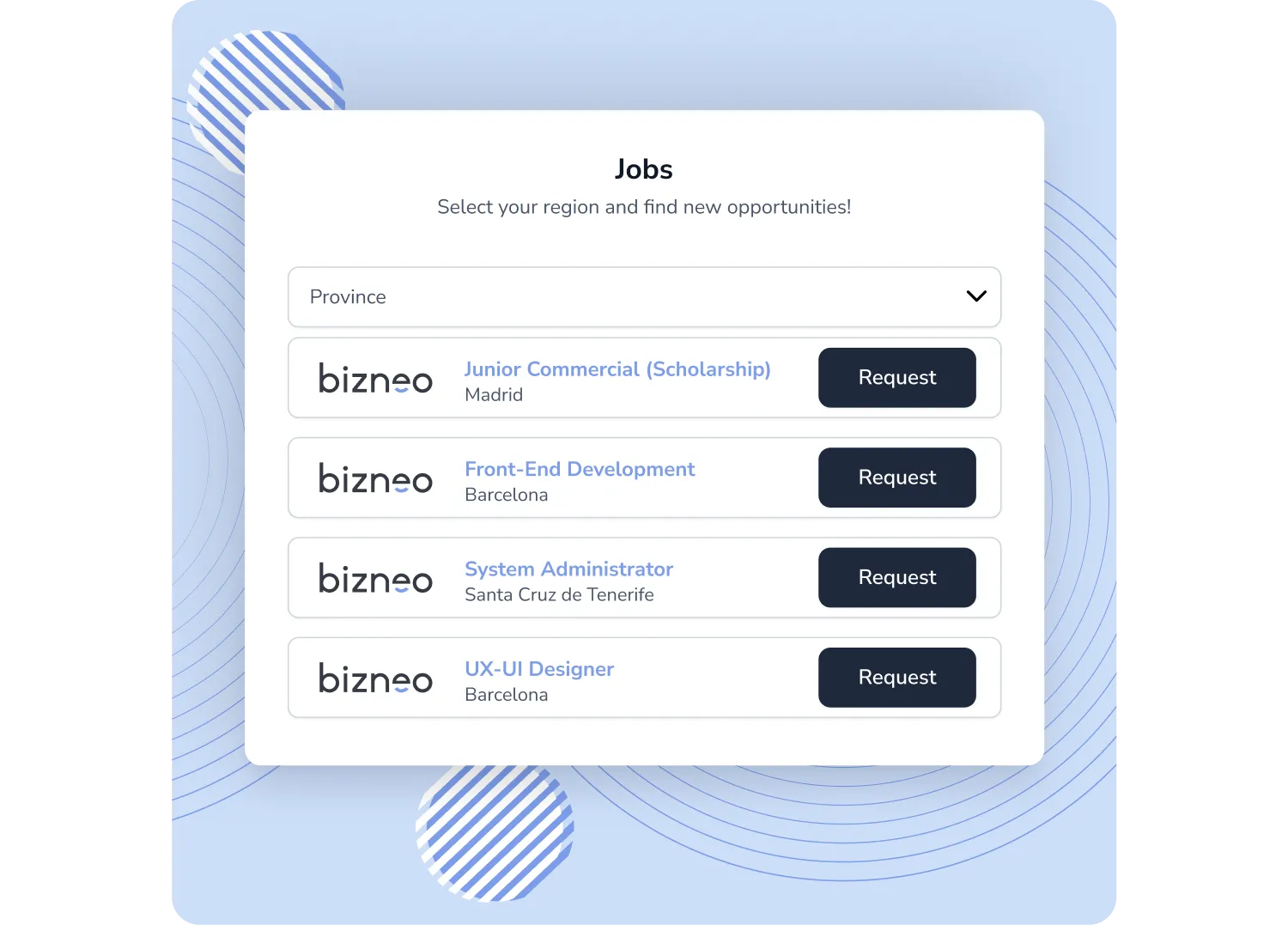 Internal Career Page