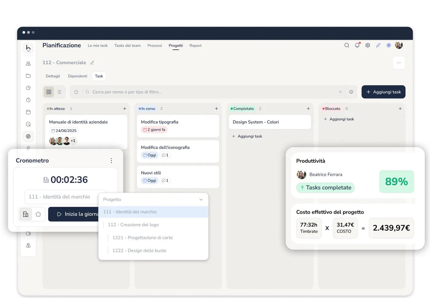 Software di gestione progetti e attività