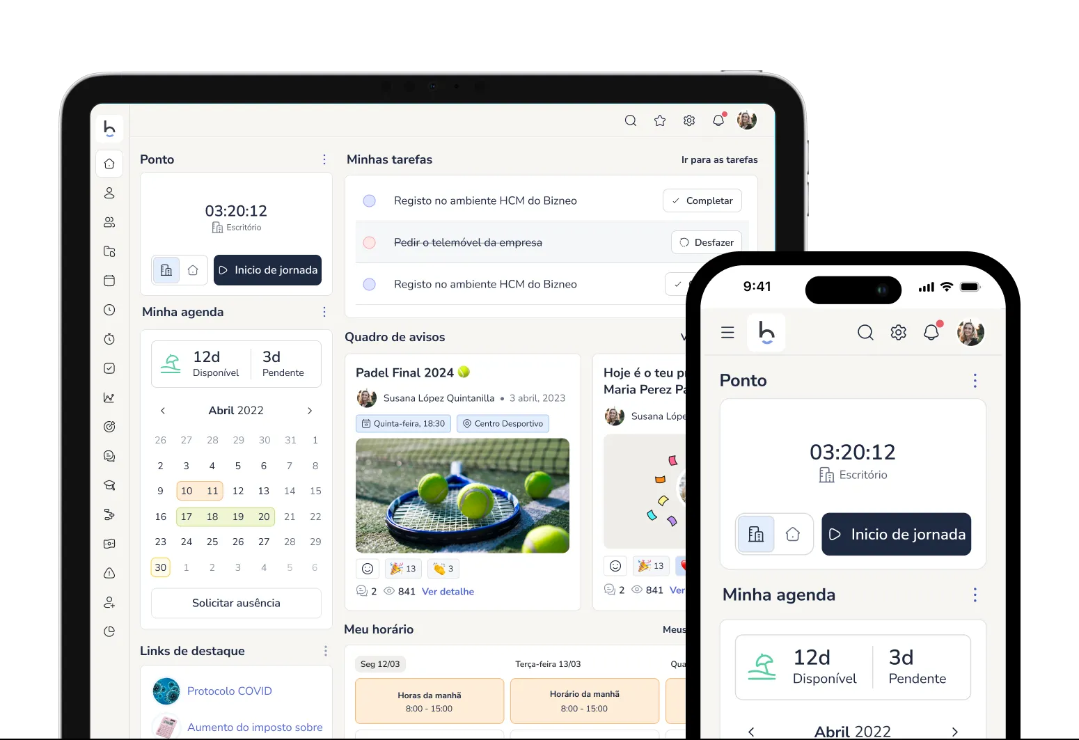 Suite software Recursos humanos Bizneo HR